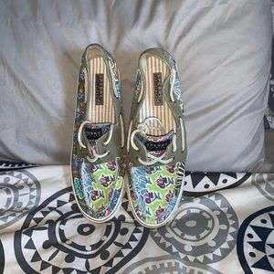 Floral Sperrys